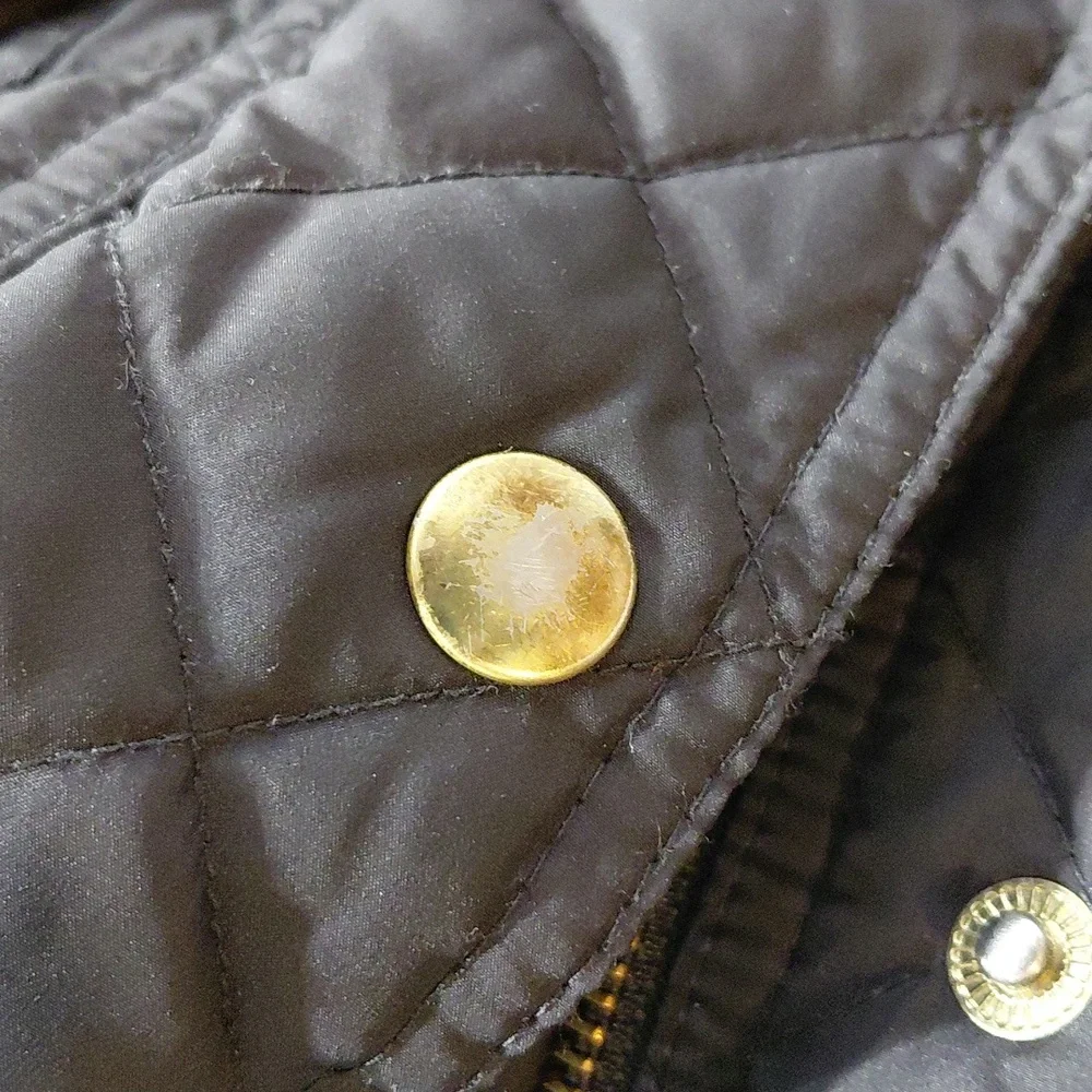 J. Crew Black Quilted Field Jacket